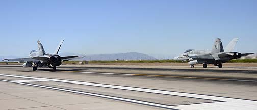 McDonnell-Douglas F/A-18A Hornet BuNo 163158 #212 of VMFA-115, NAF el Centro, October 24, 2012